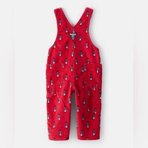 Limited Edition Carters OshKosh B'gosh Red Toy Soldier Overalls